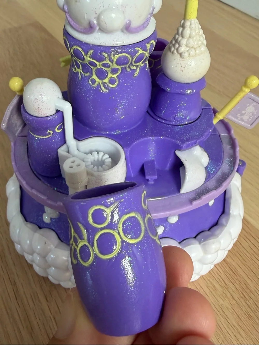 VTG 1996 Trendmasters Starcastle Bubble Castle Purple Retro Playset ONLY